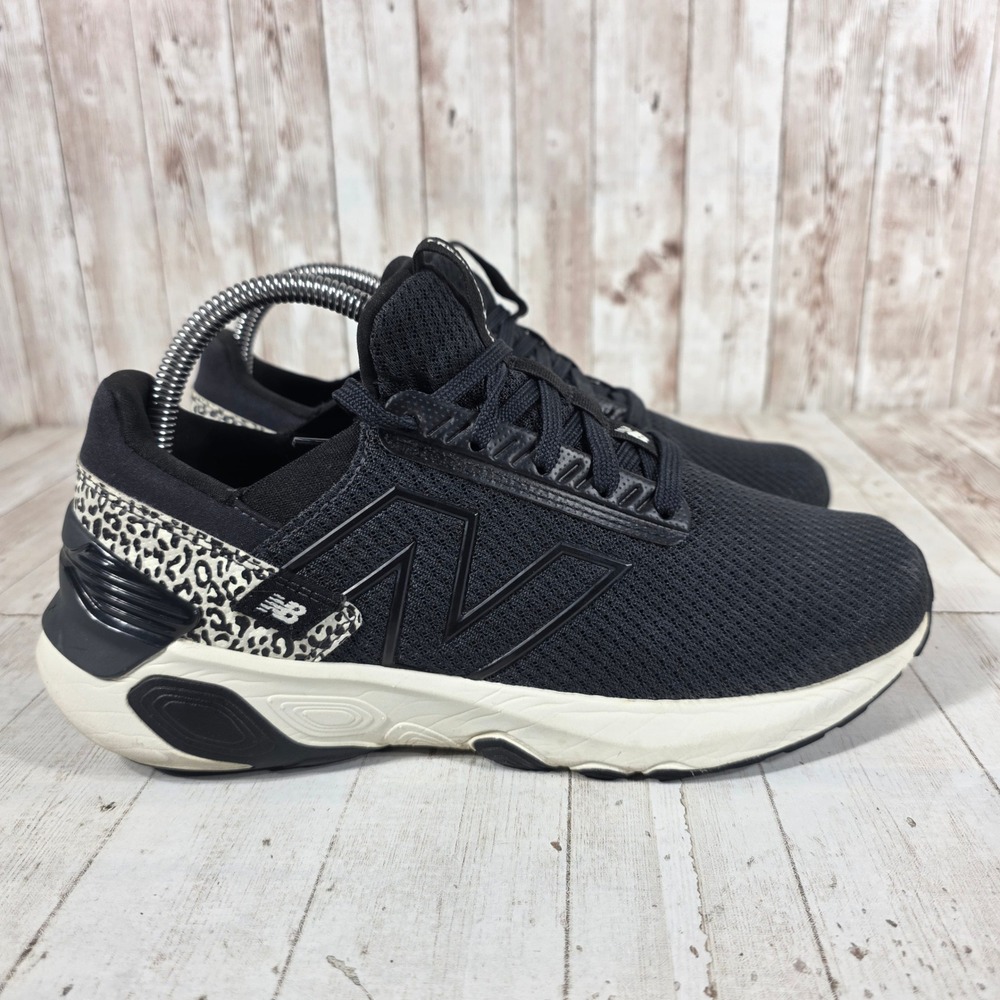 New Balance Fresh Foam X 144 Womens 8.5 Black Leopard Running Shoes W144LPK1
